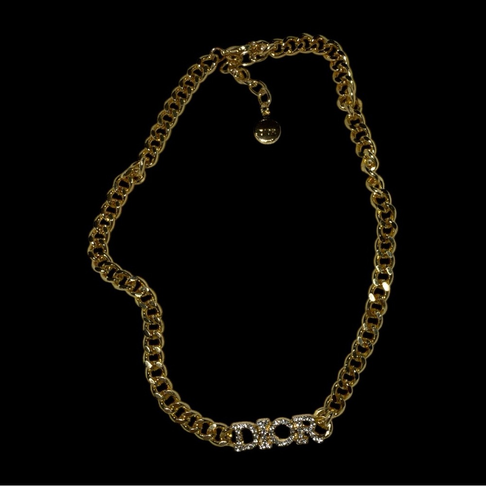 Gold-Tone Chain Necklace